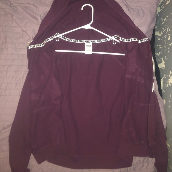 Pink zip up sweatshirt - Picture 2 of 5